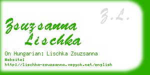 zsuzsanna lischka business card